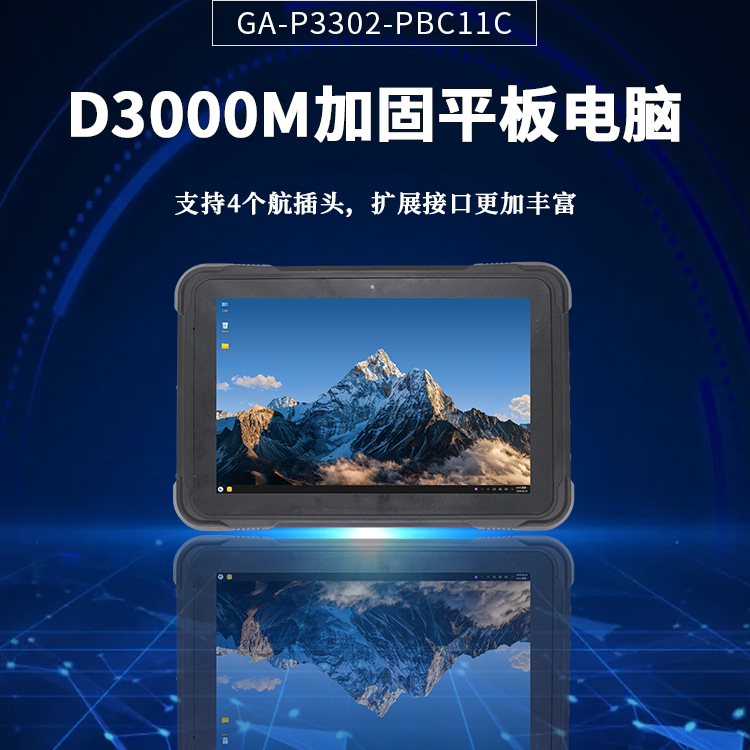 飛騰D3000M加固型平板電腦P3302-PBC11C(圖1)